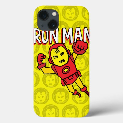 Pop Iron Man with Logo iPhone 13 Case