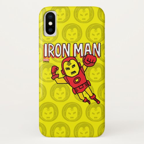 Pop Iron Man with Logo iPhone X Case