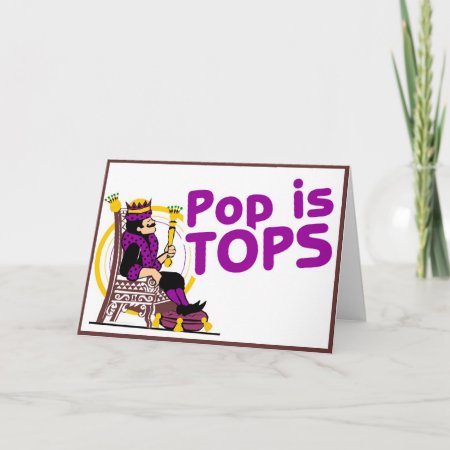 Pop Is Tops Card