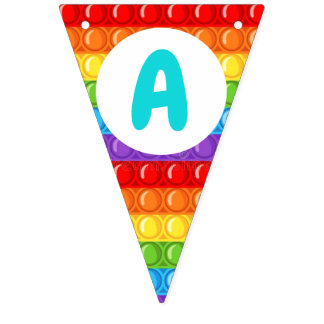 pop it banderins bunting flags