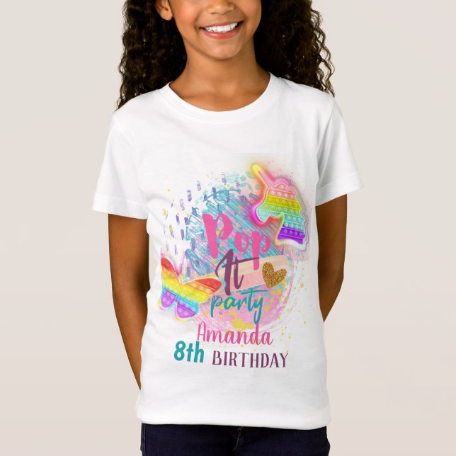Pop It Bubble Fidget  T-Shirt (Front)