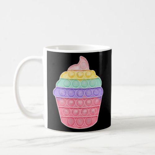 Pop It Colorful Cupcake Coffee Mug