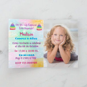 Pop It Girl Invitation