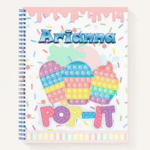 Pop it notebook