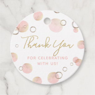 Pop it When She Pops Favor Tag, Thank You Tag