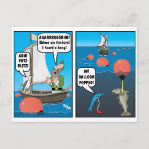 POP! JOKE. POSTCARD