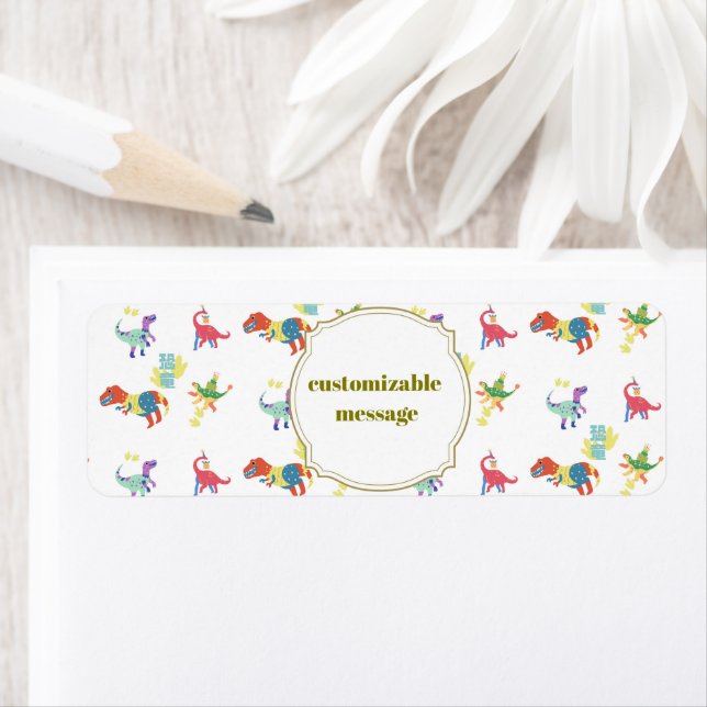 Pop Kanji Dinosaur Label (Insitu)