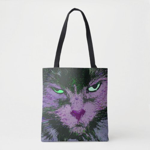 Pop Kitty Pink Tote Bag