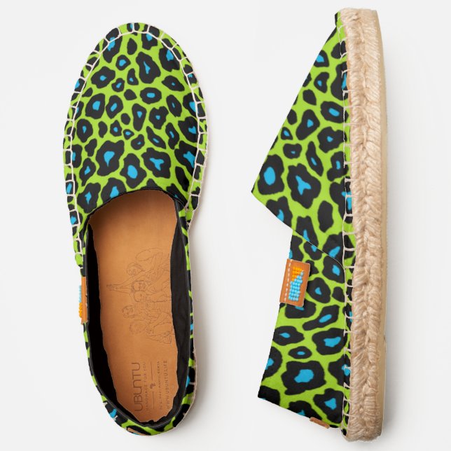 Pop Leopard Espadrilles (Side)