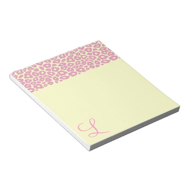 Pop Leopard Pattern Notepad (Angled)