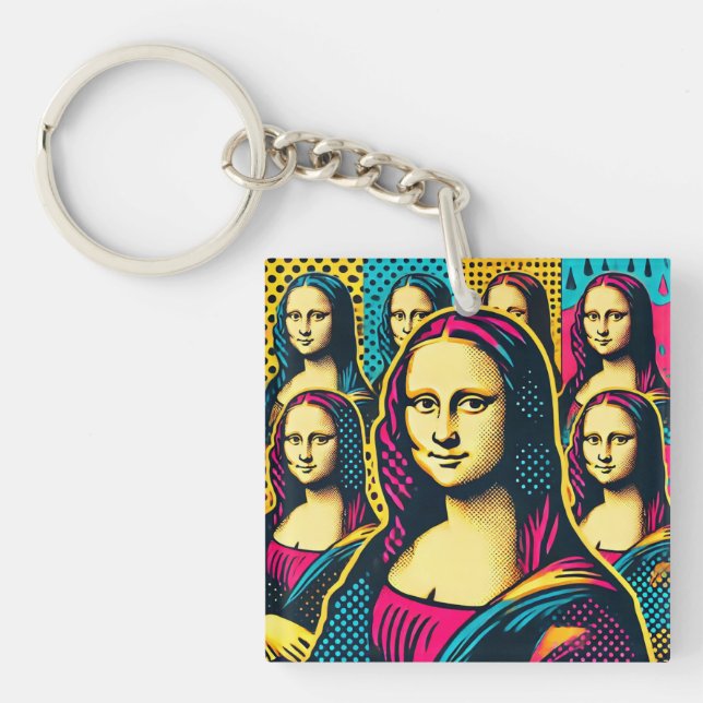 Pop Lisa Keychain (Front)
