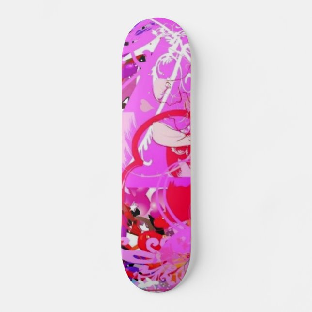 Pop Love Stakeboard Skateboard Deck (Front)
