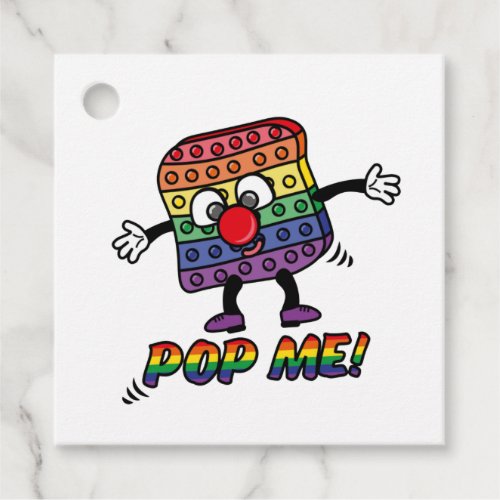 Pop Me Fidget Widget  Favor Tags