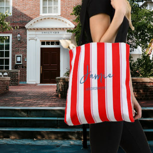 Pop Mix Bold Stripes  Tote Bag