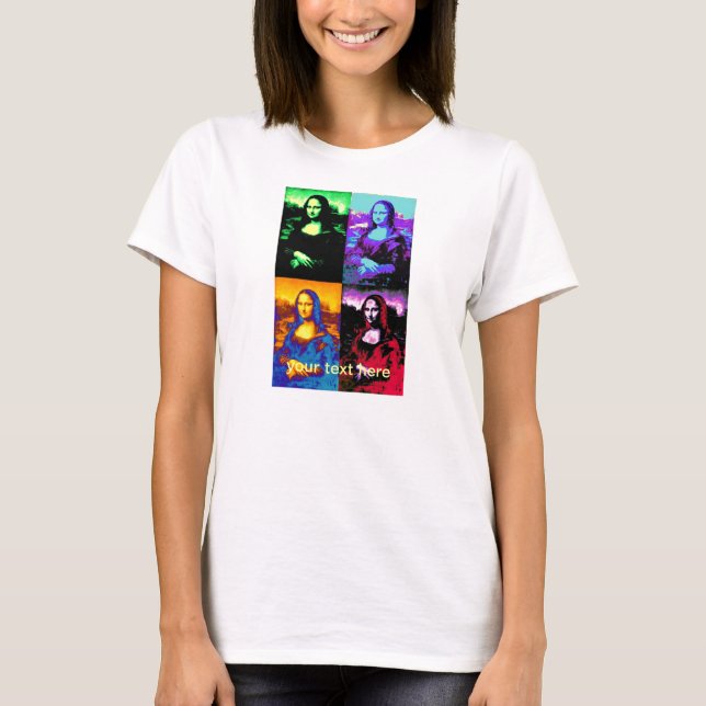 pop mona lisa T-Shirt (Front)