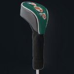 Pop multi photo modern typography family green golf head cover<br><div class="desc">Pop multi photo modern contemporary elegant typography child gift. Ideal fathers day,  birthday or christmas gift. Green color can be changed.</div>
