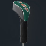 Pop multi photo modern typography family green golf head cover<br><div class="desc">Pop multi photo modern contemporary elegant typography child gift. Ideal fathers day,  birthday or christmas gift. Green color can be changed.</div>