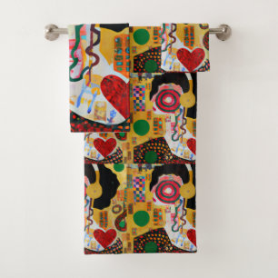 Pop Music Bath Towel Set