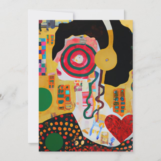 Pop Music Holiday Card (Front)