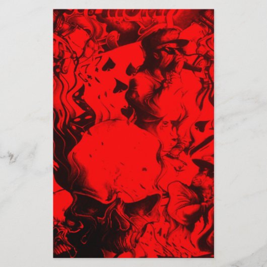 Pop Musician Portraits in Vibrant Red Colors Art  (Front)