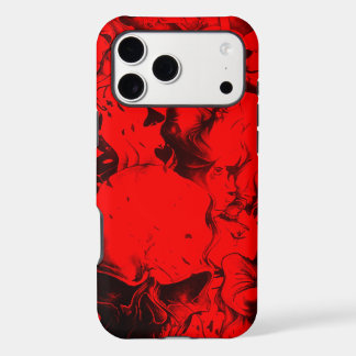 Pop Musician Portraits in Vibrant Red Colors Art  iPhone 17 Pro Max Case
