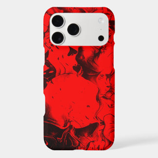 Pop Musician Portraits | Vibrant Crimson & Gold Ab iPhone 17 Pro Max Case