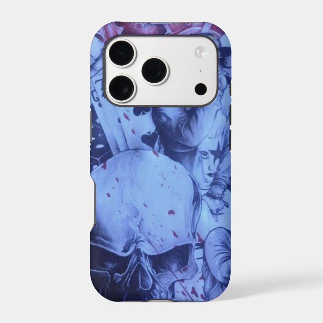 Pop Musicians | Vibrant Blue & Purple Abstract Art Case-Mate iPhone Case (Back)