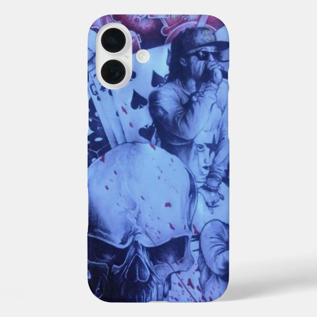 Pop Musicians | Vibrant Blue & Purple Abstract Art Case-Mate iPhone Case (Back)