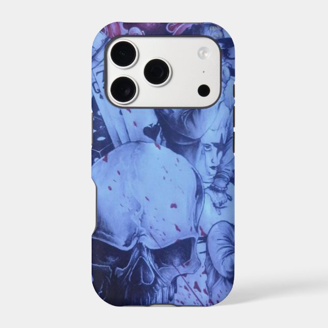 Pop Musicians | Vibrant Blue & Purple Abstract Art Case-Mate iPhone Case (Back)