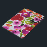 Pop of Bold Color Inky Watercolor Flowers Wedding iPad Pro Cover<br><div class="desc">binder</div>