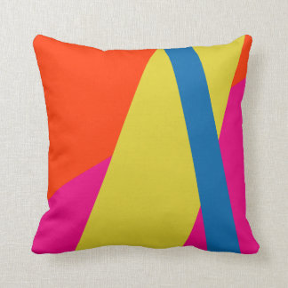 Pop of Colors Throw Pillow