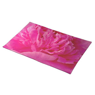 Pop of Pink Peony-COTTON PLACEMAT