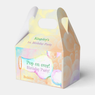 Pop On Over Kids Birthday Party Favor Boxes