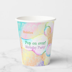Pop On Over Kids Birthday Party Paper Cups