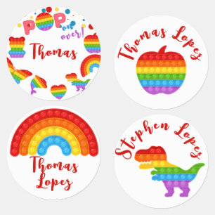 Pop on over! Pastel pop it clothing label