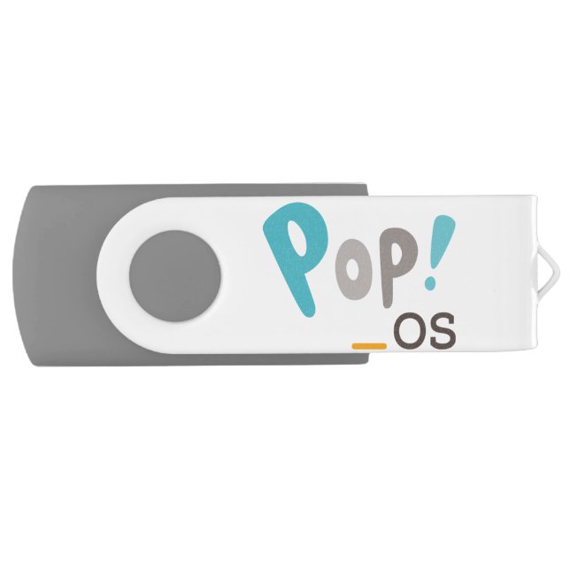 Pop! OS Linux Install Drive (Front)