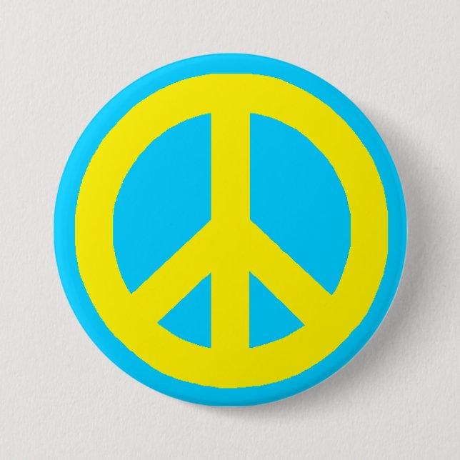 Pop Peace Pinback Button (Front)