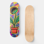 Pop Plant Skateboard – Bold Urban Art Design