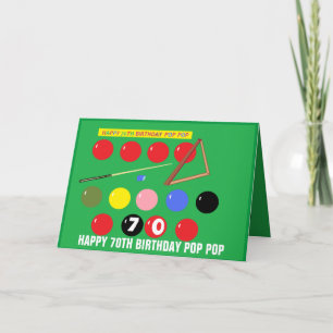 POP POP BIRTHDAY CARD for grandfather 