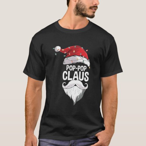Pop Pop Claus Christmas Family Group Matching Paja T_Shirt