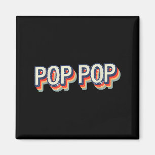 Pop-pop retro vintage classic style grandpa poppop magnet