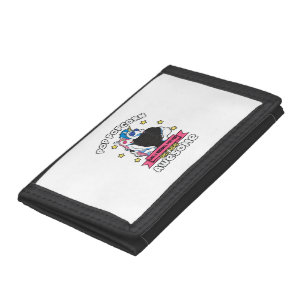Pop Popcorn 1 Kid Father's Day Pop Pop Unicorn Gra Tri-fold Wallet
