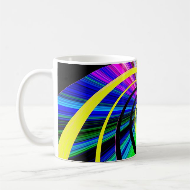 Pop psychedelic coffee mug (Left)