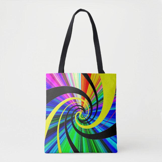Pop psychedelic tote bag (Front)