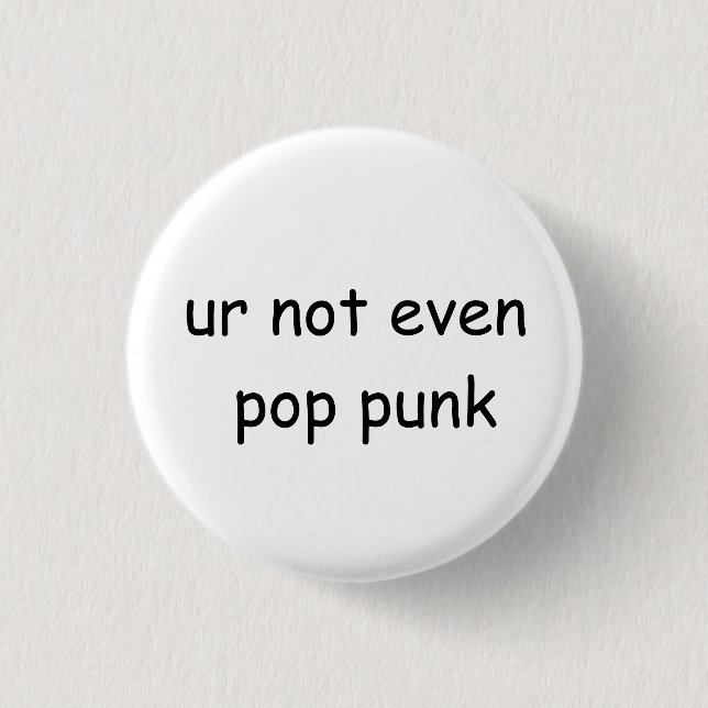 Pop Punk Button (Front)