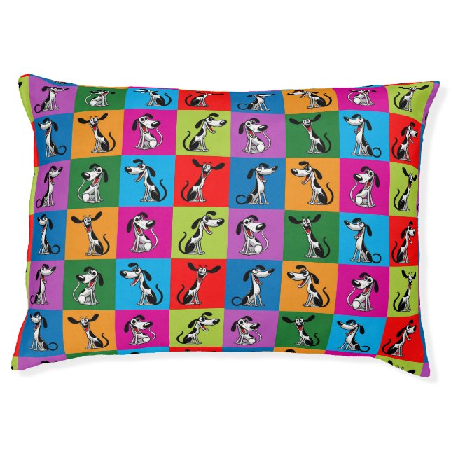 Pop‑Pup Patchwork Pet Bed (Front)