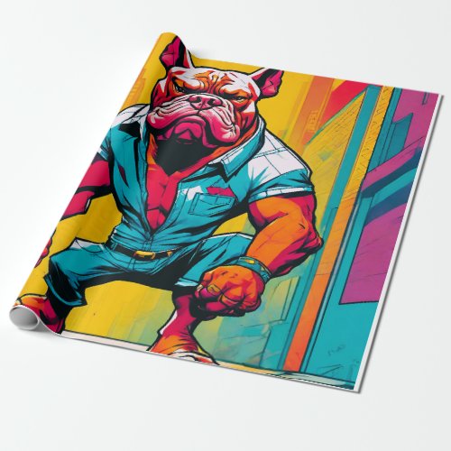 Pop Pup Pow Wrapping Paper