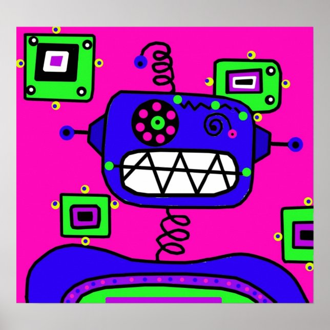 Pop Robot Poster (Front)