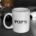 Pop’s Coffee Coffee Mug<br><div class="desc">A coffee mug just for Pop.</div>