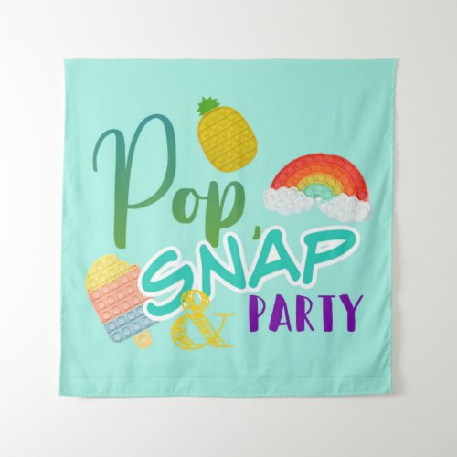pop snap party pop it party fidget party tapestry